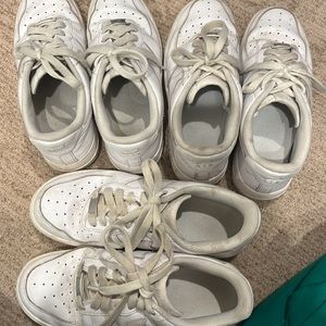 3 pairs air forces!!